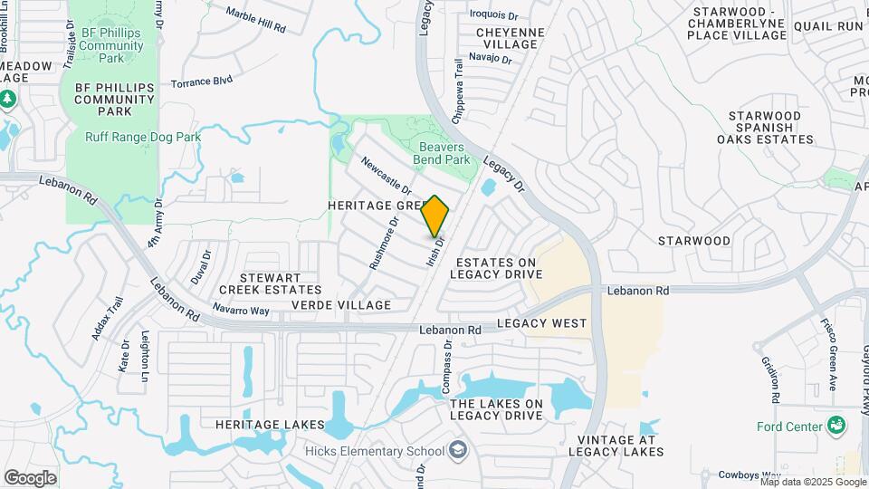 4676 Donegal Dr Map and Location Details