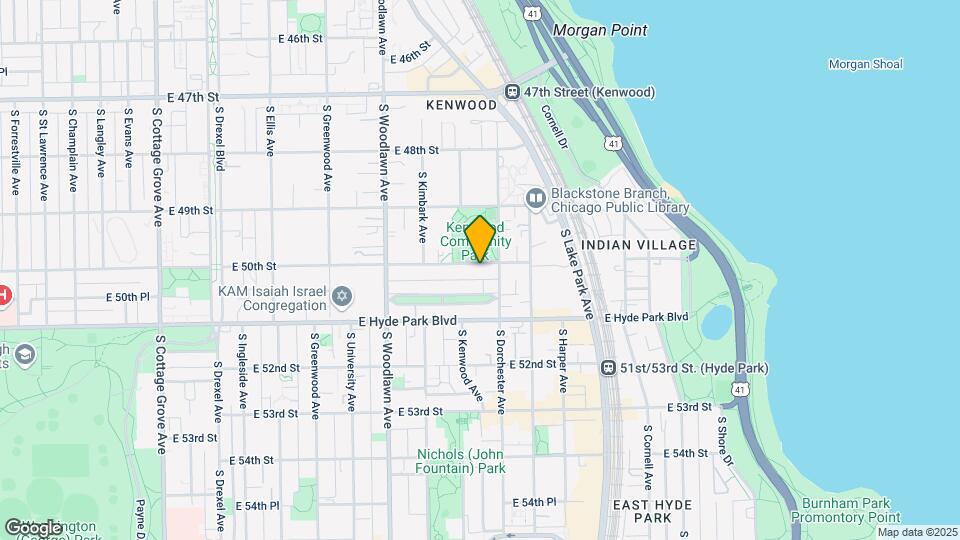 1361-1363 E 50th St Map and Location Details