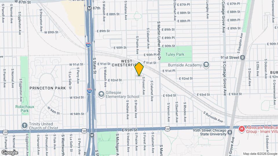 244 E 92nd St Map and Location Details