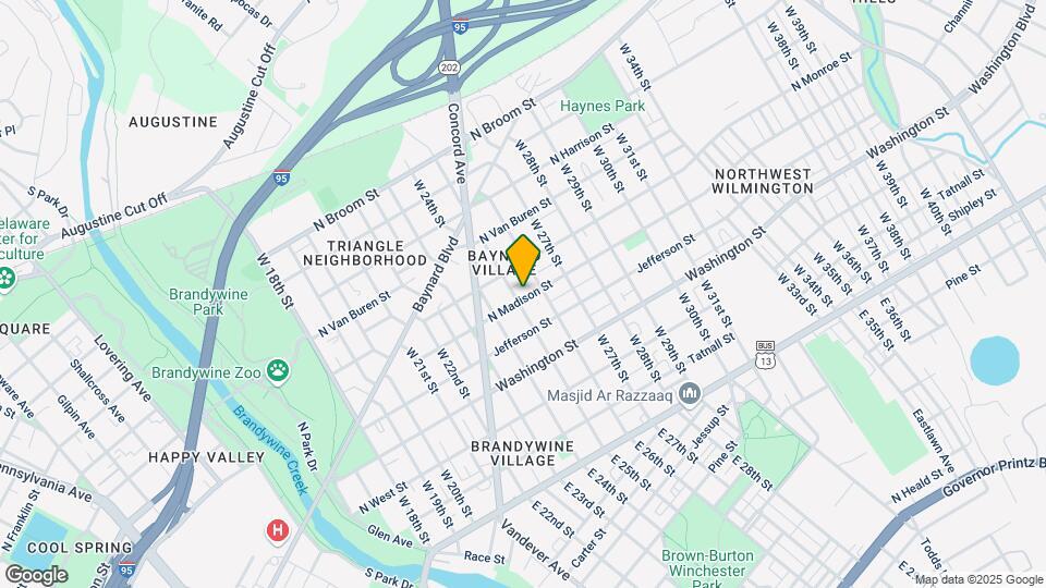 2507 N Madison St Map and Location Details