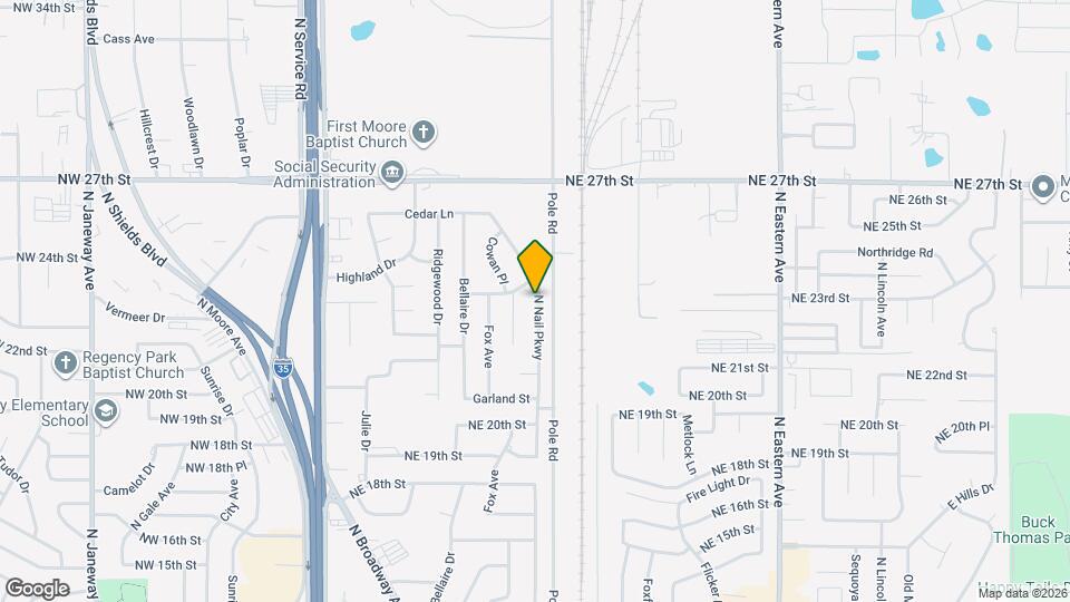 2313 N Nail Pkwy Mapa y Detalles de la Ubicación