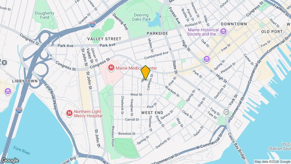 270 Brackett St Map and Location Details