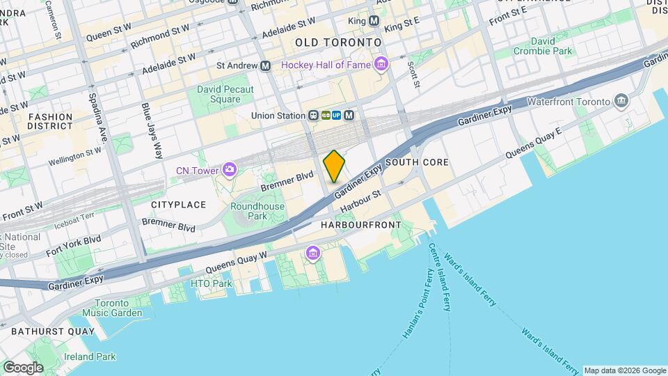 55 Bremner Blvd, Unit SI FL14-ID1031078P Map and Location Details