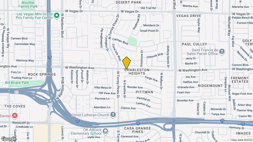 6363 W Washington Ave Map and Location Details