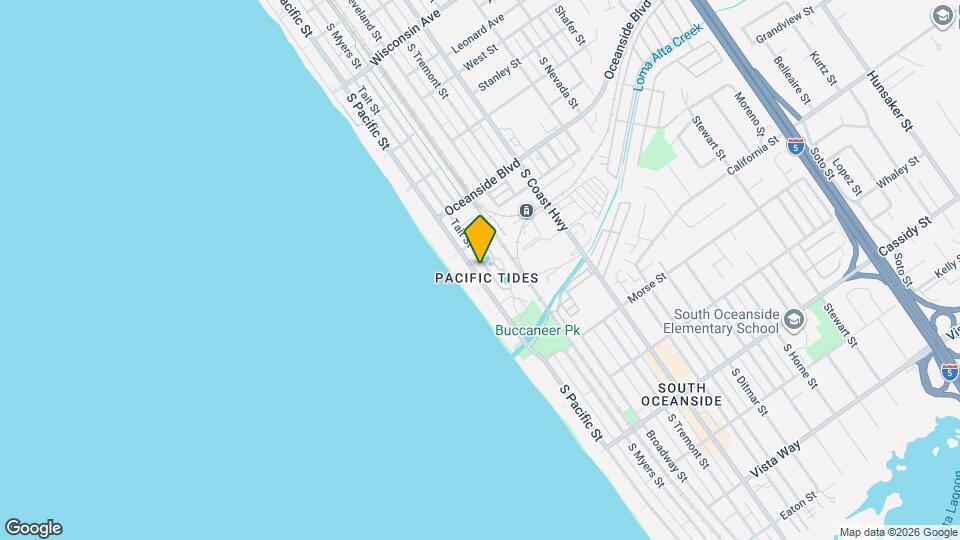 1324 S Pacific St Map and Location Details