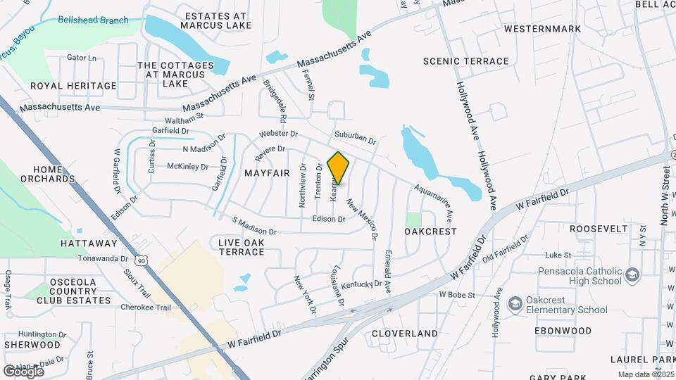 1012 Kearny Dr Map and Location Details