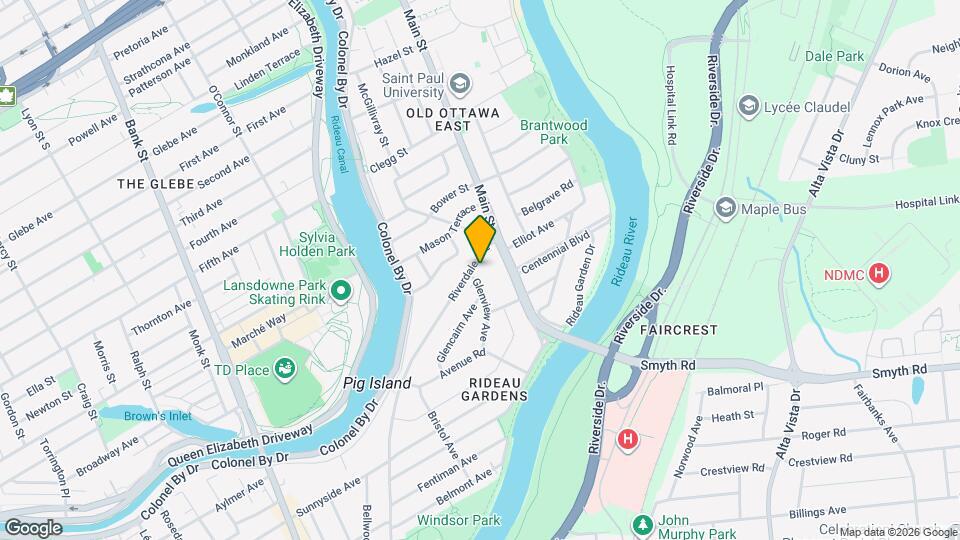 45 Riverdale Ave Map and Location Details