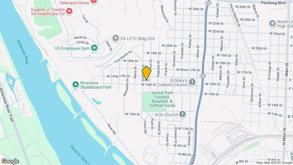 1809 W 16th St Map and Location Details