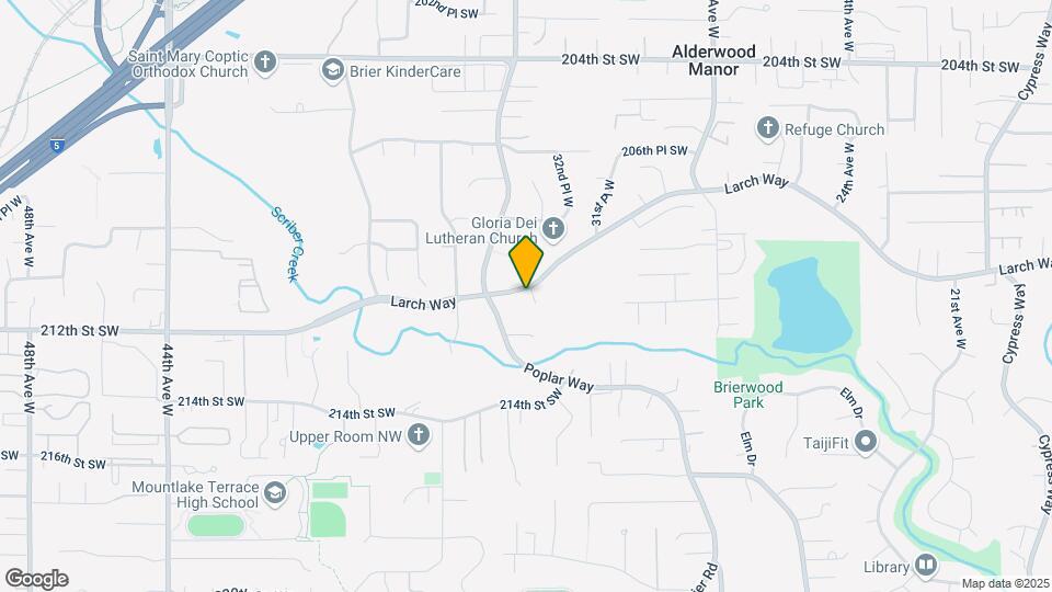 3322 Larch Way Map and Location Details