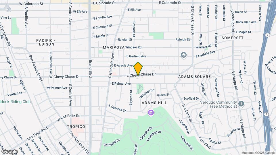 604 E Chevy Chase Dr Map and Location Details