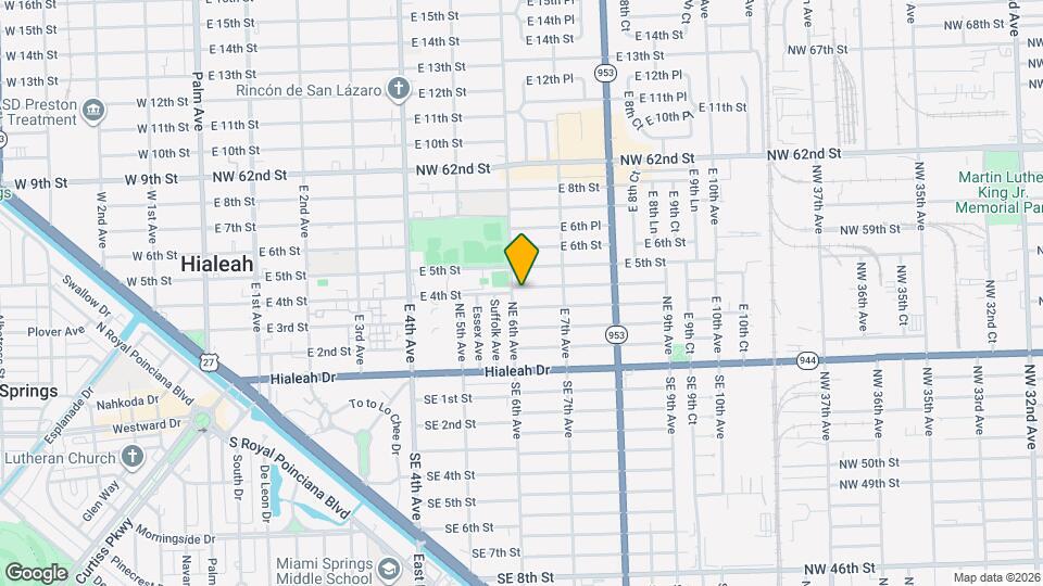 610 NE 4th Pl Map and Location Details