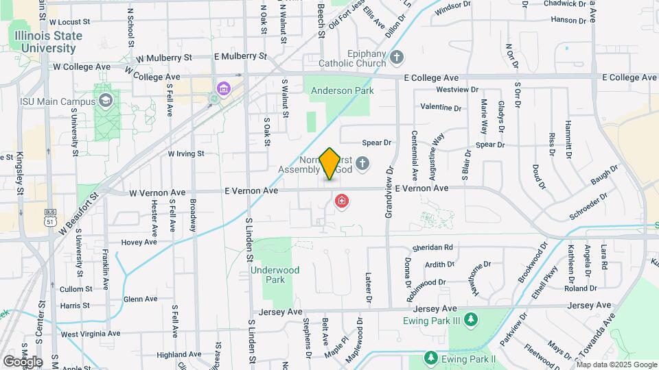 Crestwood Map and Location Details