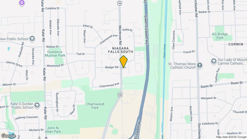 6548 Montrose Rd Map and Location Details