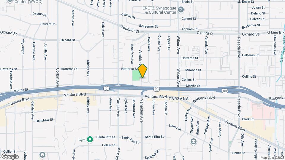 5702 Vanalden Ave Map and Location Details