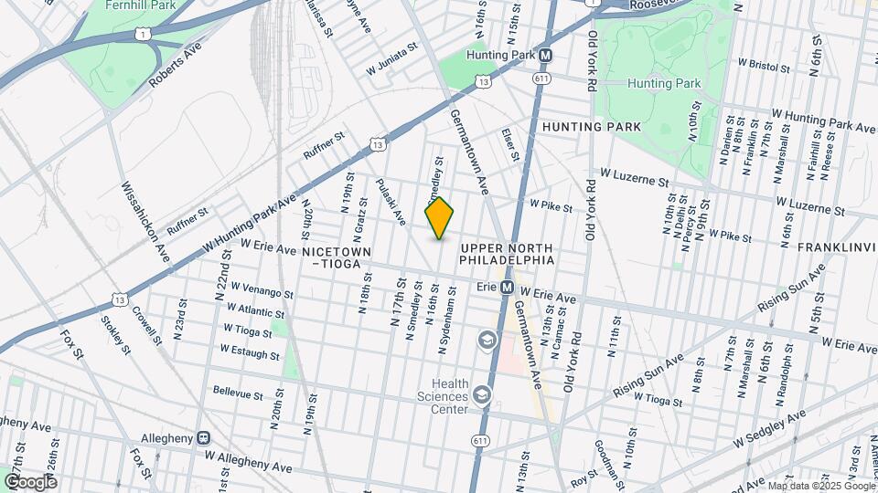 3730 N 16th St Map and Location Details