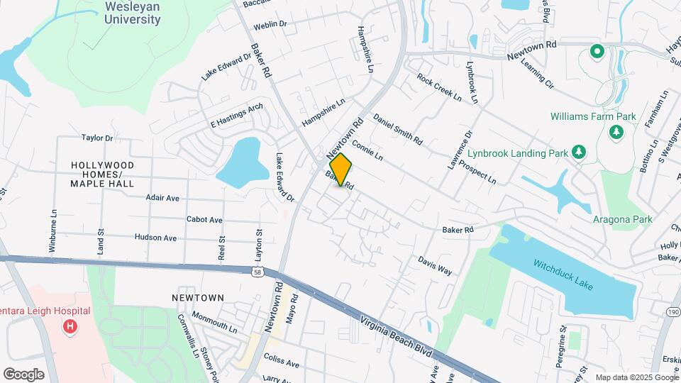 550 Newtown Rd Map and Location Details