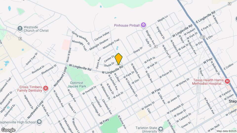 1415 W Lingleville Rd Map and Location Details