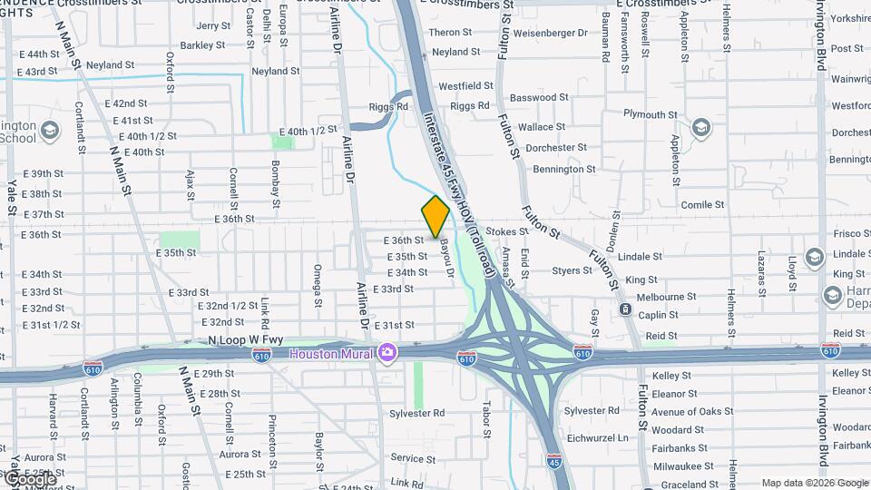 1428 E 36th St Map and Location Details