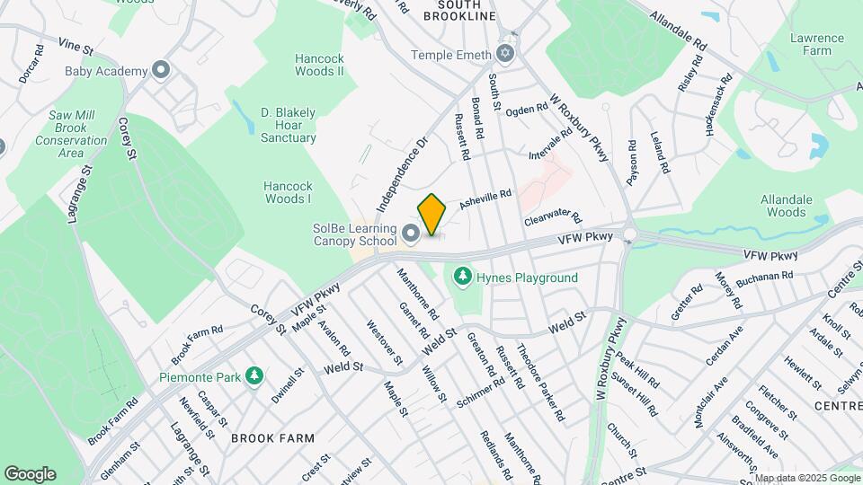 567 VFW Parkway Map and Location Details