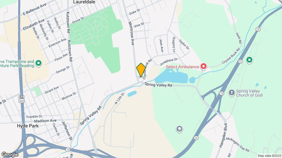 301 Spring Valley Rd, Unit A Mapa y Detalles de la Ubicación