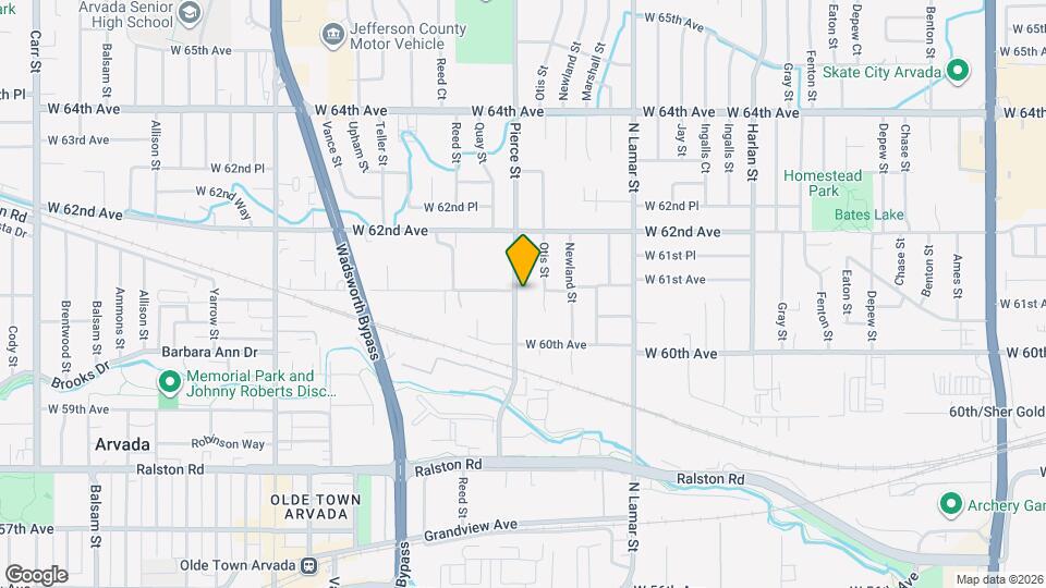 6090 Pierce St, Unit B Map and Location Details
