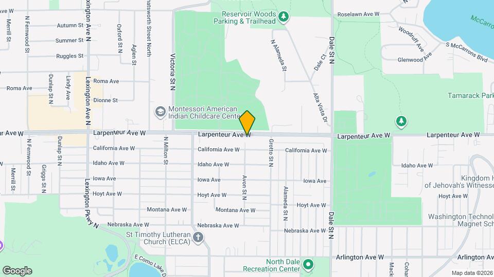 796 Larpenteur Ave W, Unit Upper Map and Location Details