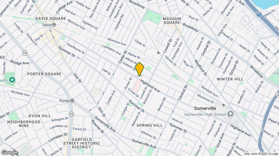 237 Highland Ave, Unit 2 Mapa y Detalles de la Ubicación