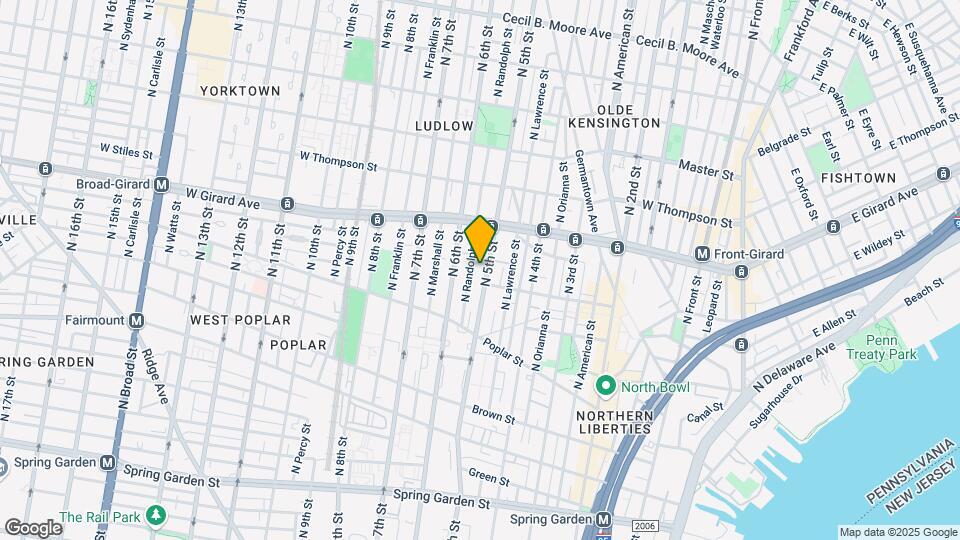 974 N 5th St Map and Location Details