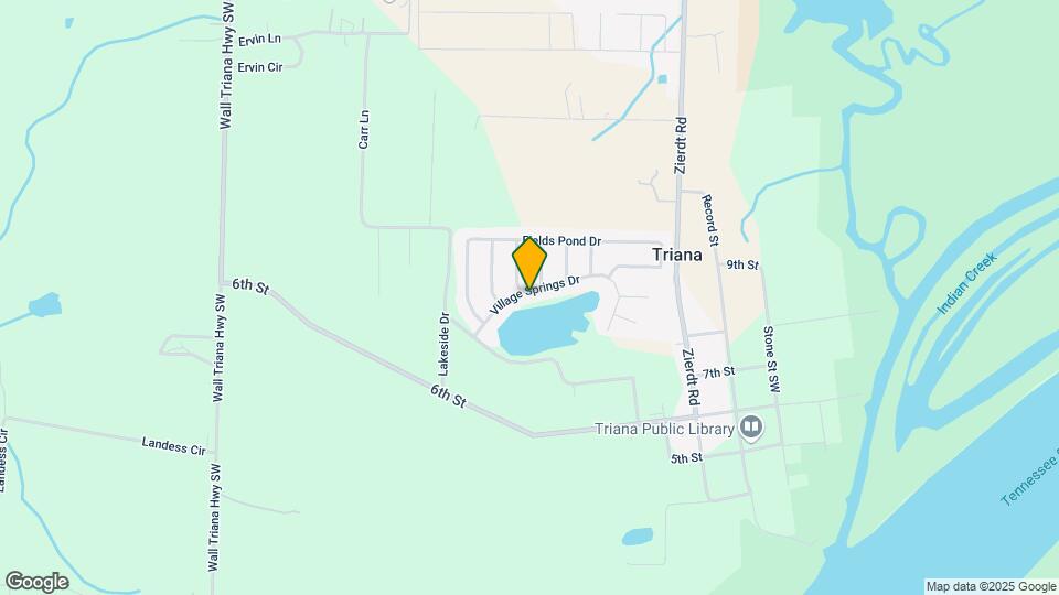 256 Village Springs Dr Map and Location Details
