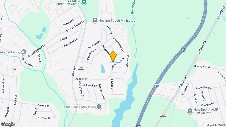 815 Turkey Ridge Dr Map and Location Details