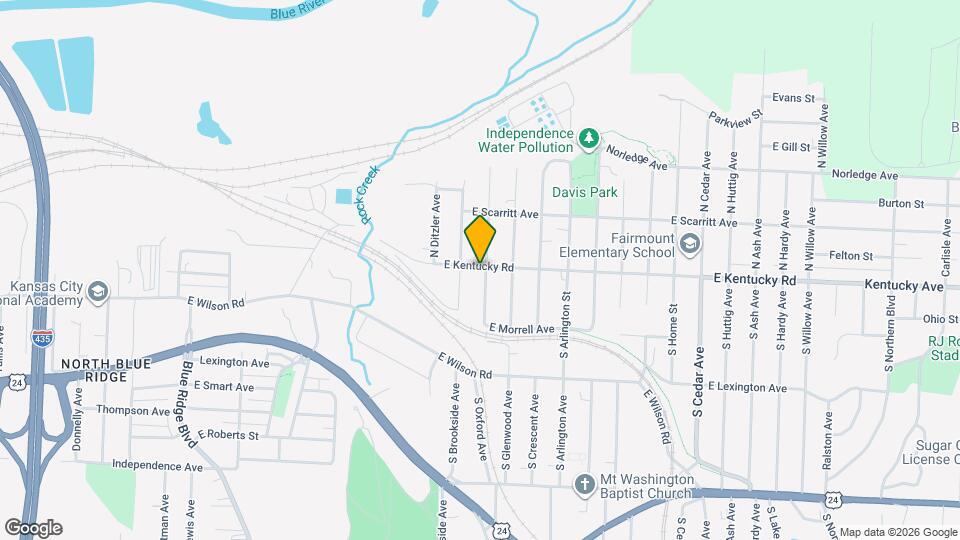 100 S Oxford Ave Map and Location Details