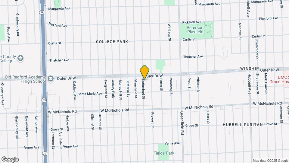 17380 Rutherford St Map and Location Details