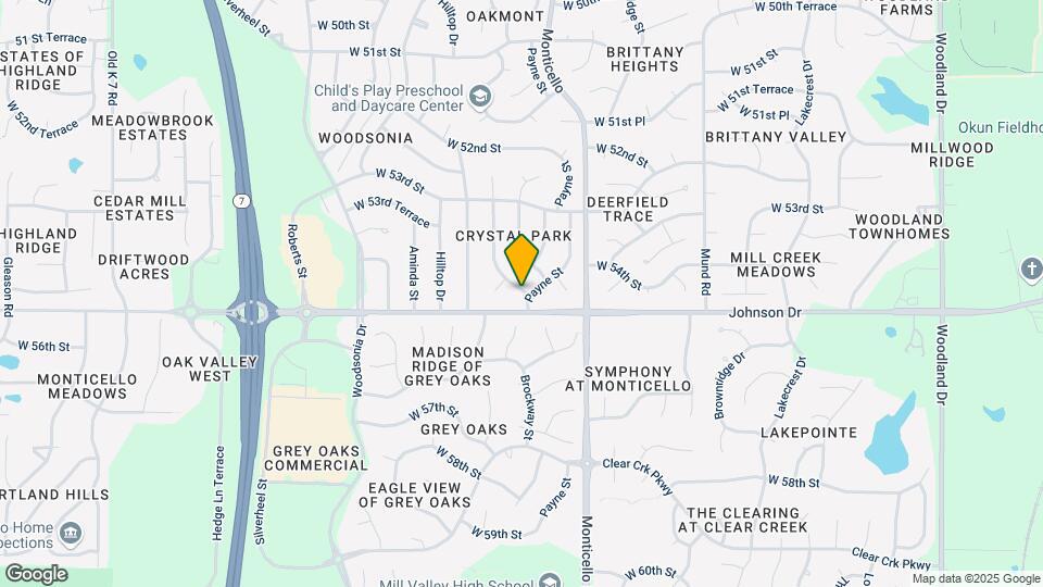 5424 Roundtree St Map and Location Details