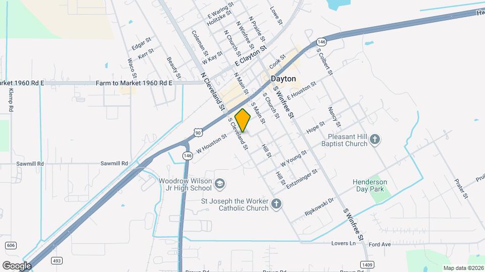 201 S Cleveland St Map and Location Details