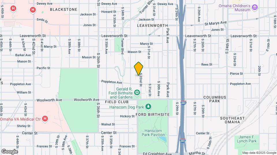 1130 S 32nd St Map and Location Details