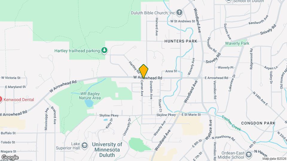 420 W Arrowhead Rd Map and Location Details