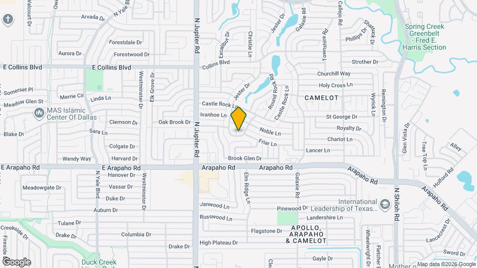 5125 Gallahad Dr Map and Location Details