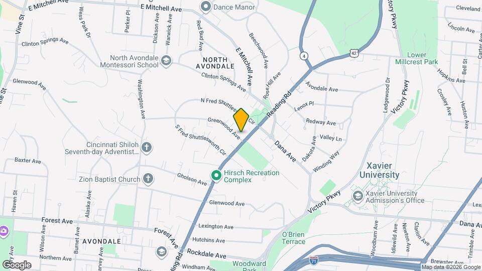 The President Mapa y Detalles de la Ubicación