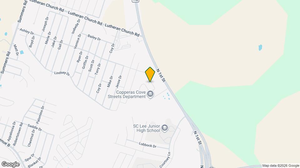 1230 Concord Dr Mapa y Detalles de la Ubicación