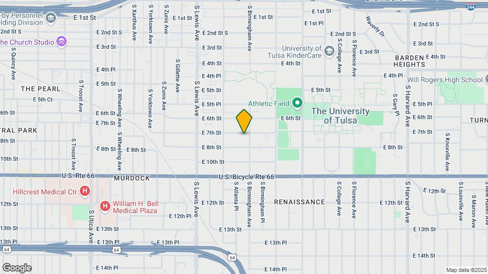 2540 E 7th St Map and Location Details