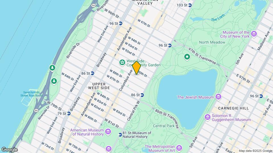 53 W 89th St Map and Location Details