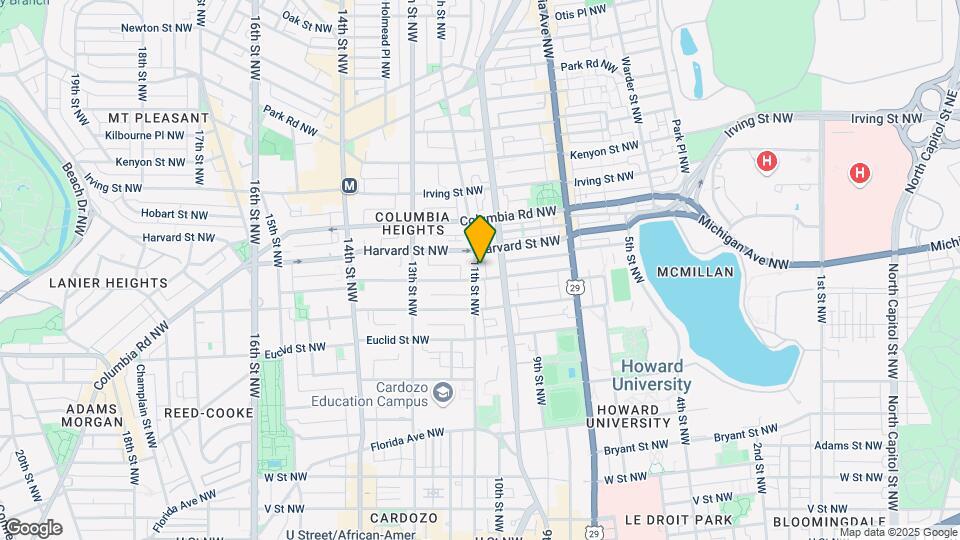 2811 11th St NW-Unit -B Map and Location Details