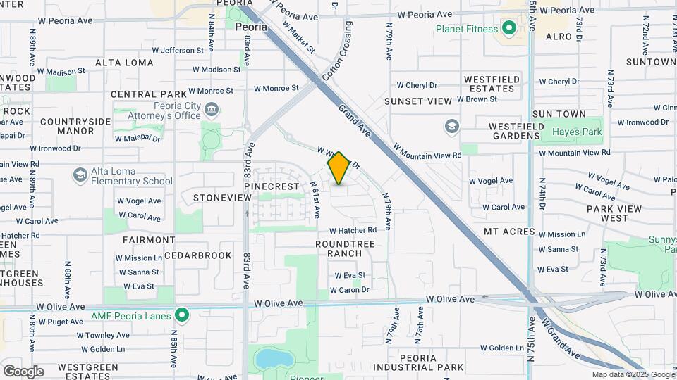 Summerwell Peoria Place Map and Location Details