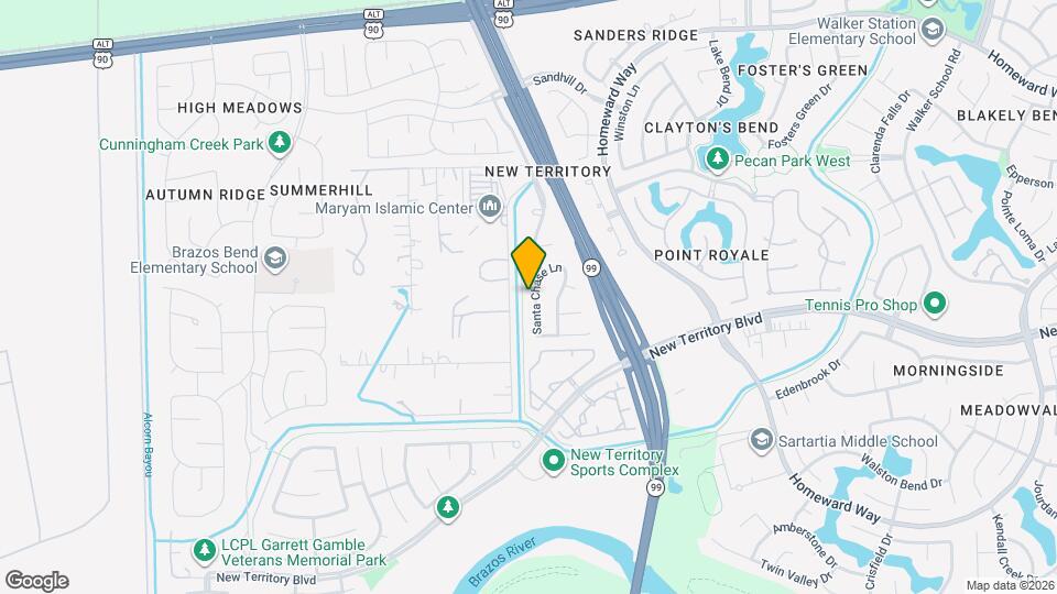 5443 Santa Chase Ln Map and Location Details