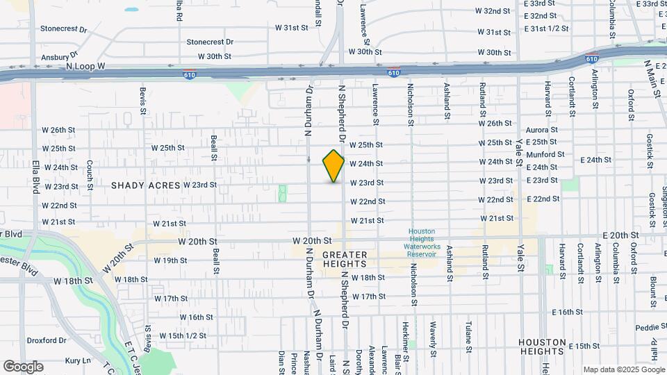 710 W 23rd St Map and Location Details