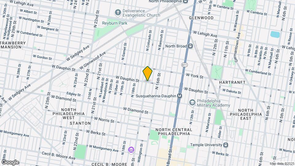2267 N 17th St Map and Location Details