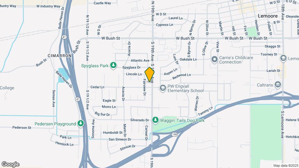 445 S 19th Ave Map and Location Details
