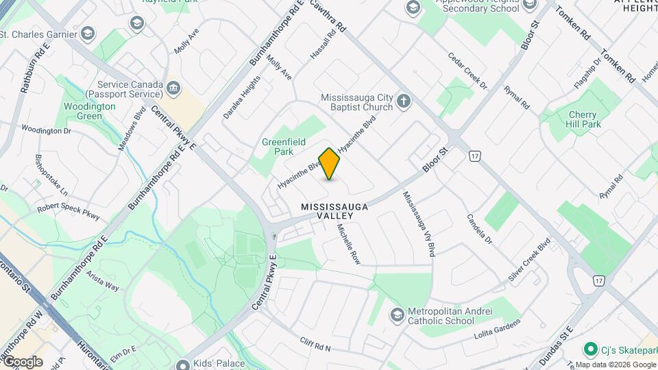 3457 Galena Crescent Map and Location Details