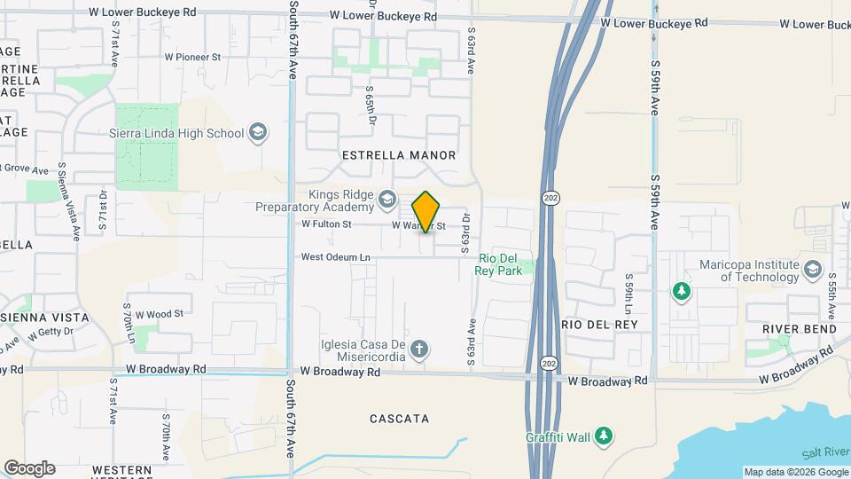 3811 S 64th Dr Map and Location Details