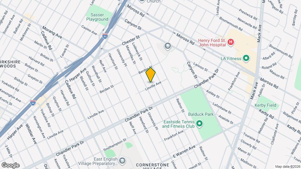 5915 Lodewyck St Map and Location Details
